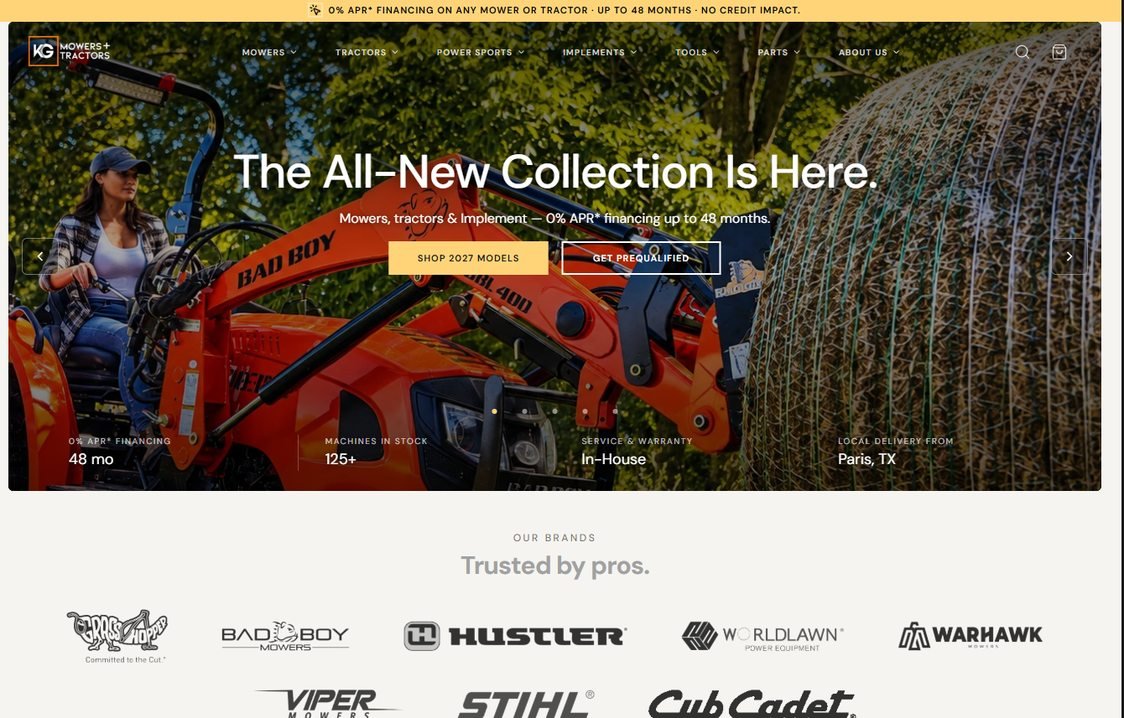 K and G Mowers – kgmowers.com
